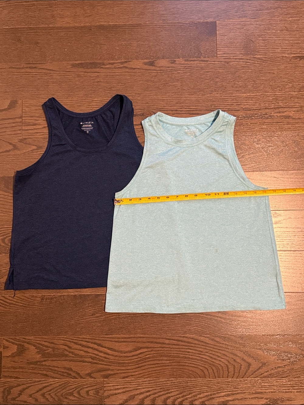 Athleta Women’s Tank Tops in Navy and Light Blue
